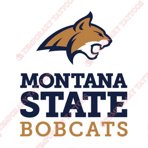 Montana State Bobcats Customize Temporary Tattoos Stickers NO.5183